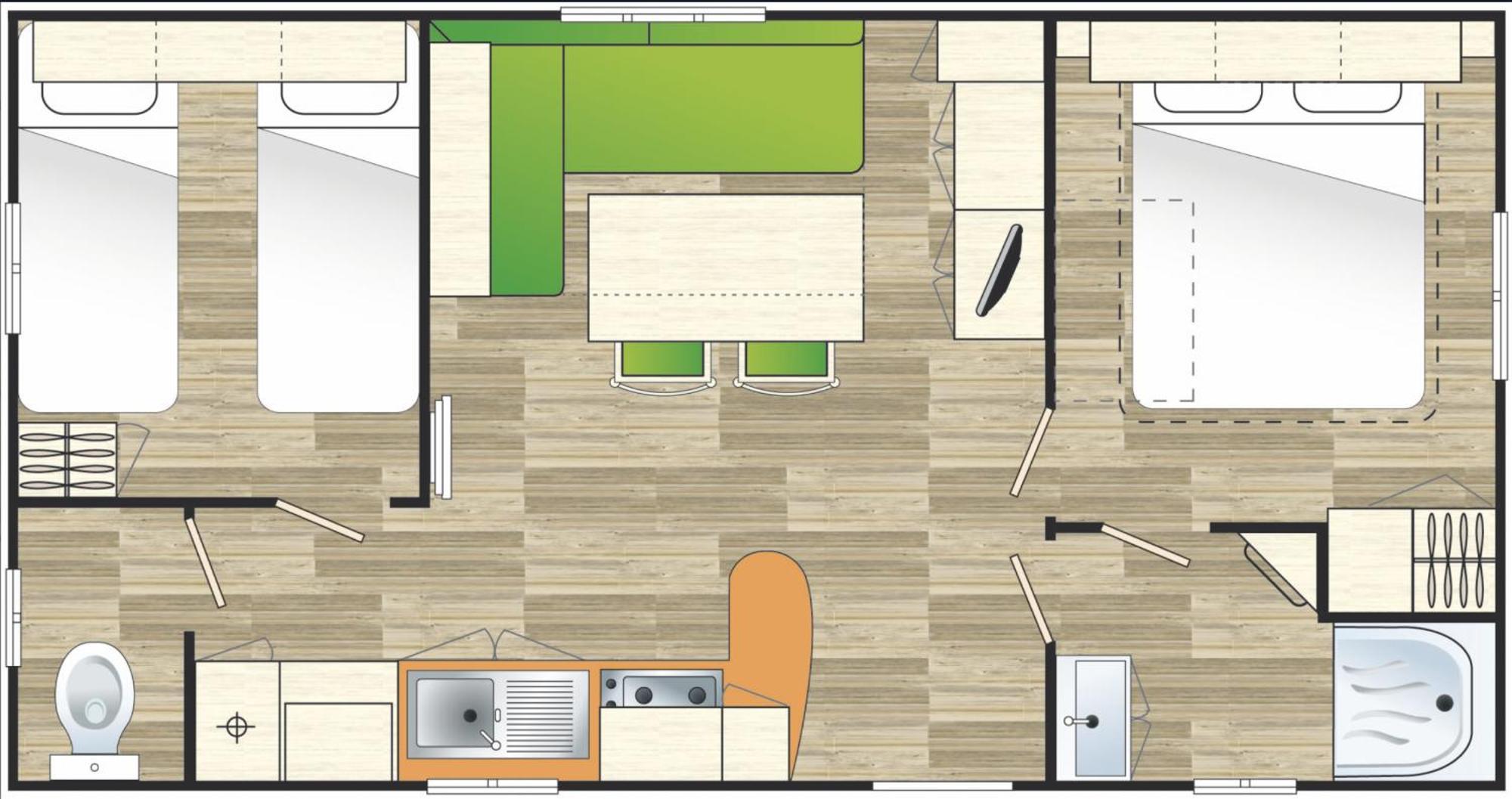 Le Muscat - Bungalow Pour 5 - Tv - Clim Boofzheim Eksteriør billede